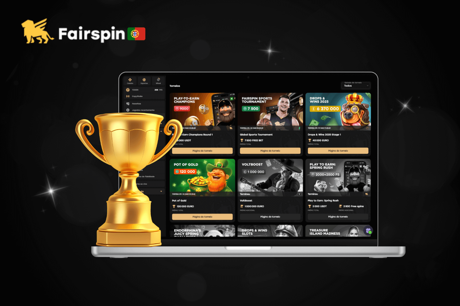 Competições emocionantes no Fairspin Portugal com prémios incríveis
